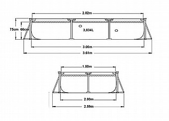 ����� ������ Intex 300x200x75