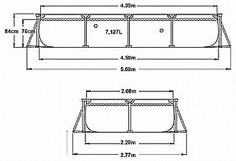 ����� ������ ������ ������ INTEX 450x220x84