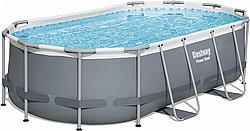 בריכת אובלית 424X250X100 BESTWAY - בריכה בלבד בריכת אובלית 424X250X100 BESTWAY - בריכה בלבד