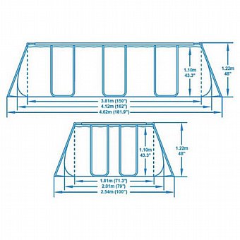 ����� ������ ������ 412X201X122 BESTWAY 